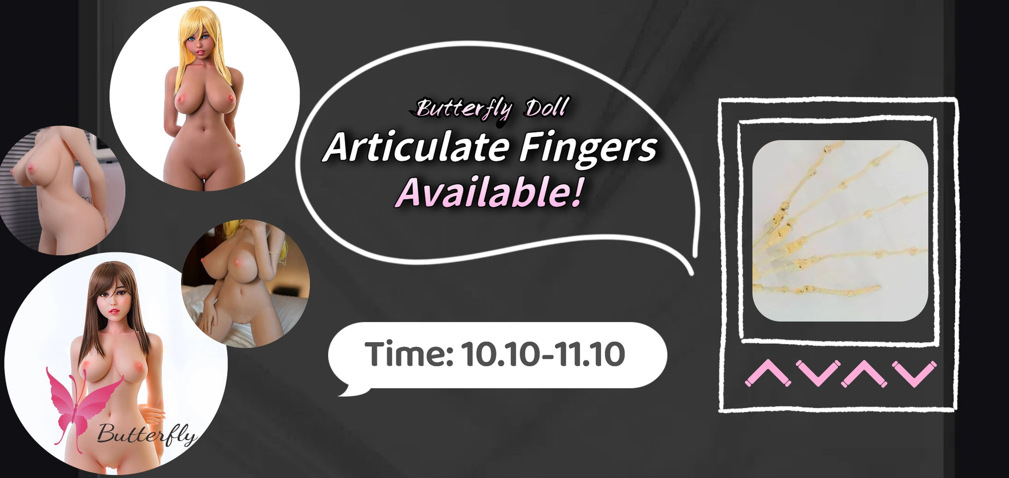 Articulate Fingers Available